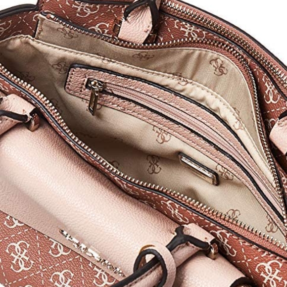 GUESS Esme Small Society Satchel Handbag Crossbody Bag - Picture 11 of 16